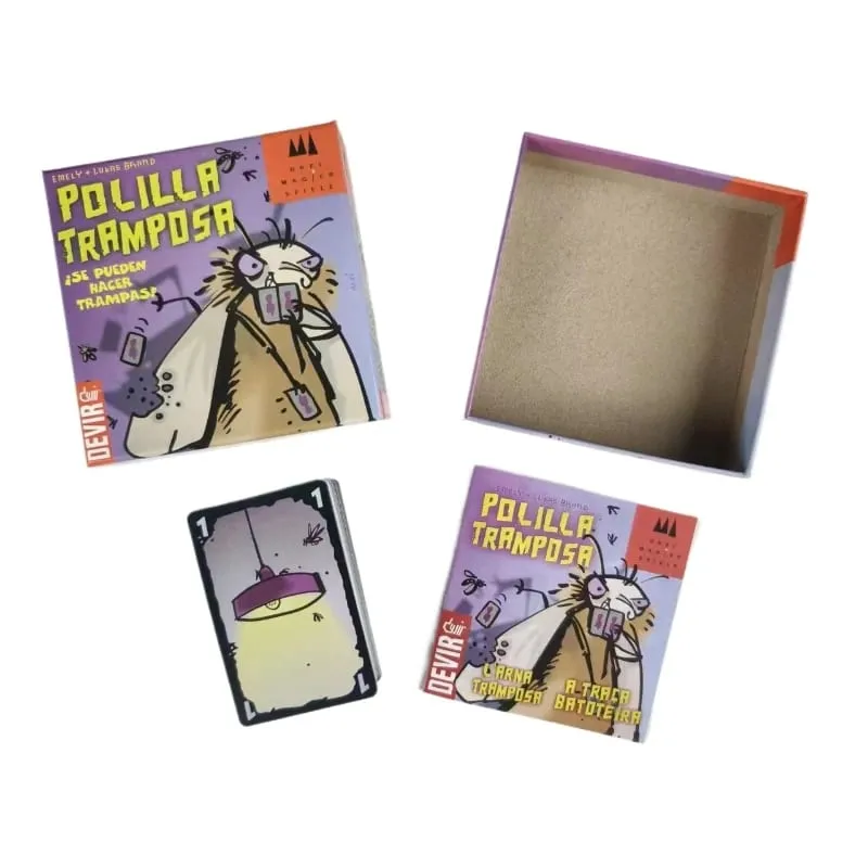 Spanish Mogel Motte Polilla Tramposa Card Game Devir-game Moth Cheate For Family Party Interactive Toys — image 2