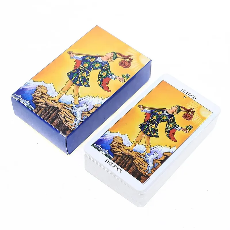 Tarot Cards Rider Waite Tarot Board Game Divination Cards Oracle Russian Spanish English Version for Beginners Party Game Toy — image 9