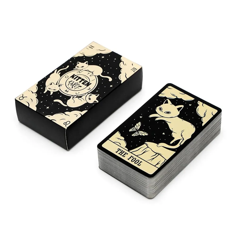 78pcs Cards Deck Kitten Tarot Cards Oracle Card Fate Divination Leisure Entertainment Family Gatherings Tarot Card Board Game — image 5