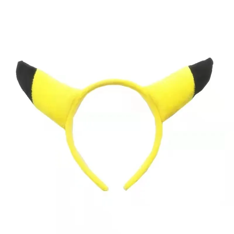 7styles Pikachu Cute Hair Accessories Pokemon Headband Plus Doll Headband Hair Rope Wristband Kawaii Children Toys Cosplay Gifts