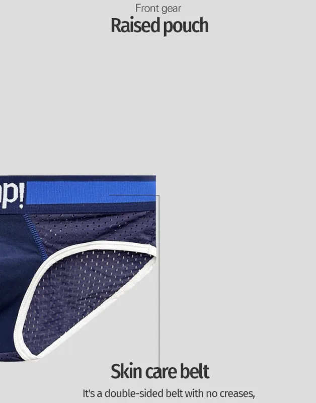 남자의 낮은 허리 슬리밍 메쉬 팬티 U 볼록한 주머니 탄성 허리띠 통기성 다채로운 Jockstrap 속옷