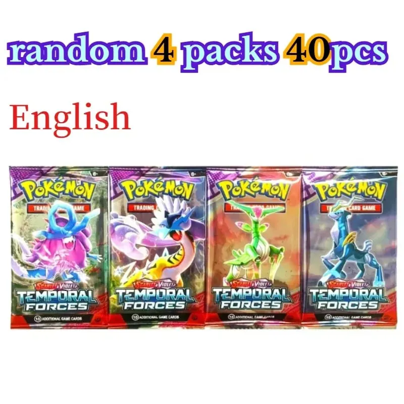 Menyenangkan 40 Buah Paket Kartu Pokemon 4 Set Sun Moon Violet 151 Kartu Perdagangan Inggris Mainan Koleksi Hadiah Halloween Fantasi Sci Fi — image 33