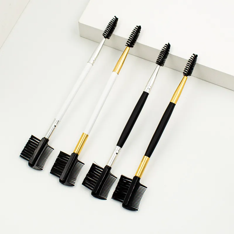 3/10 PC 1PC Double Ended Eyebrow Comb Brush Beauty Makeup Brushes Eyelash Applicator Professional Make Up Tool — image 3