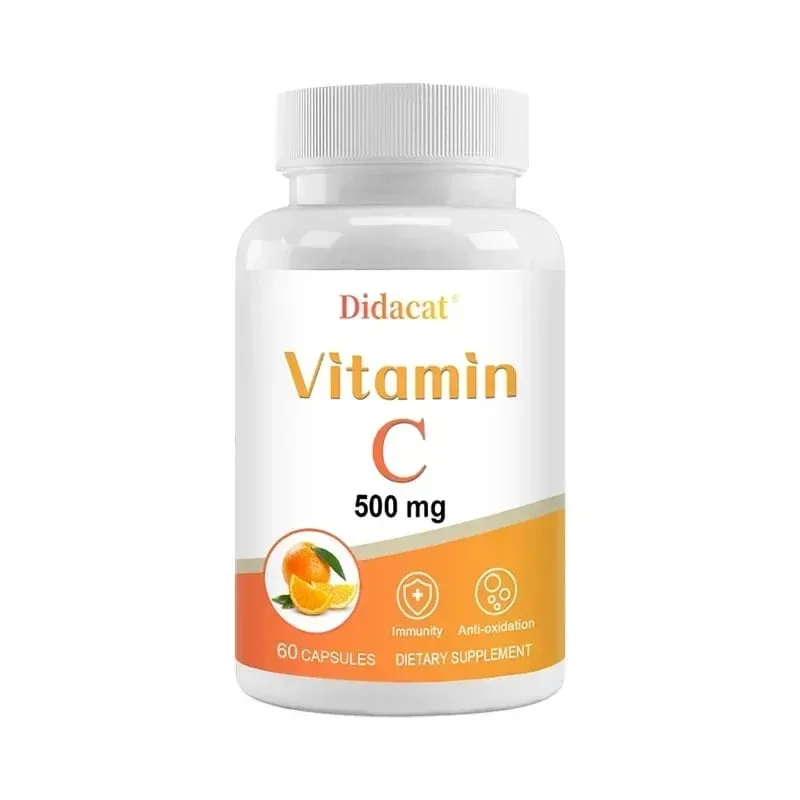 Vitamin C 500 mg 120 Capsules - High Absorption Antioxidant Supplement Immune System and Collagen Supplement Non-GMO — image 9