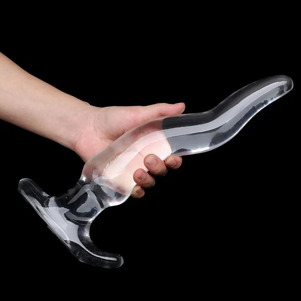 Transparent Big Dildos for Women Vagina Stimulator Anal Plug Artificial Animal Penis Female Masturbator Sex Toy Men Butt Dilator — image 2