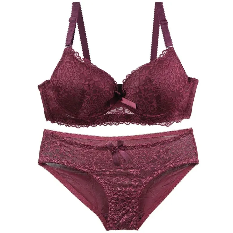 DaiNaFang New Sexy Bras Set Push Up Underwear For Women Adjustable Breathable Design Sweat Absorbing Upper Tray BC Cup Lingerie — image 1
