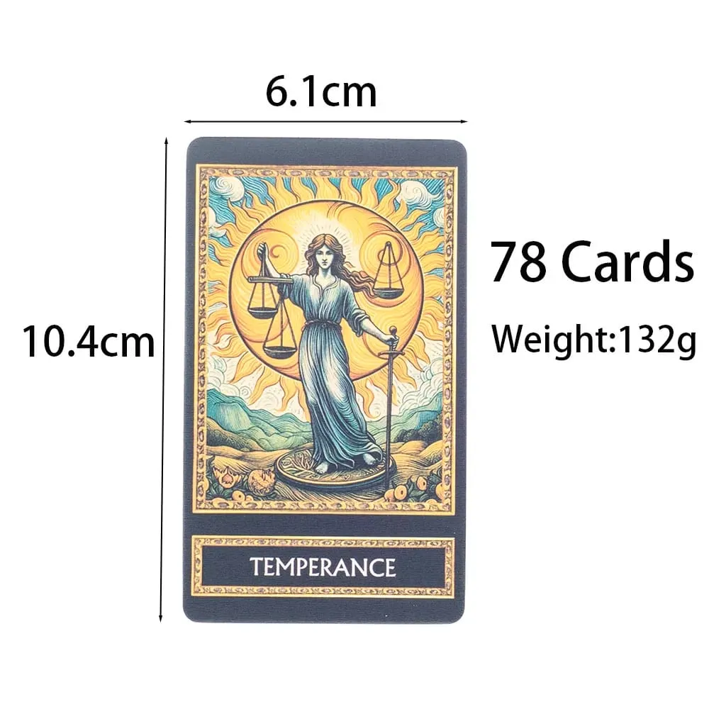 Van Gogh Tarot 78 Card Deck Board Games Illustration Divination Wisdom Oracle Cards Party Desktop Toy Entertainment Leisure — image 2
