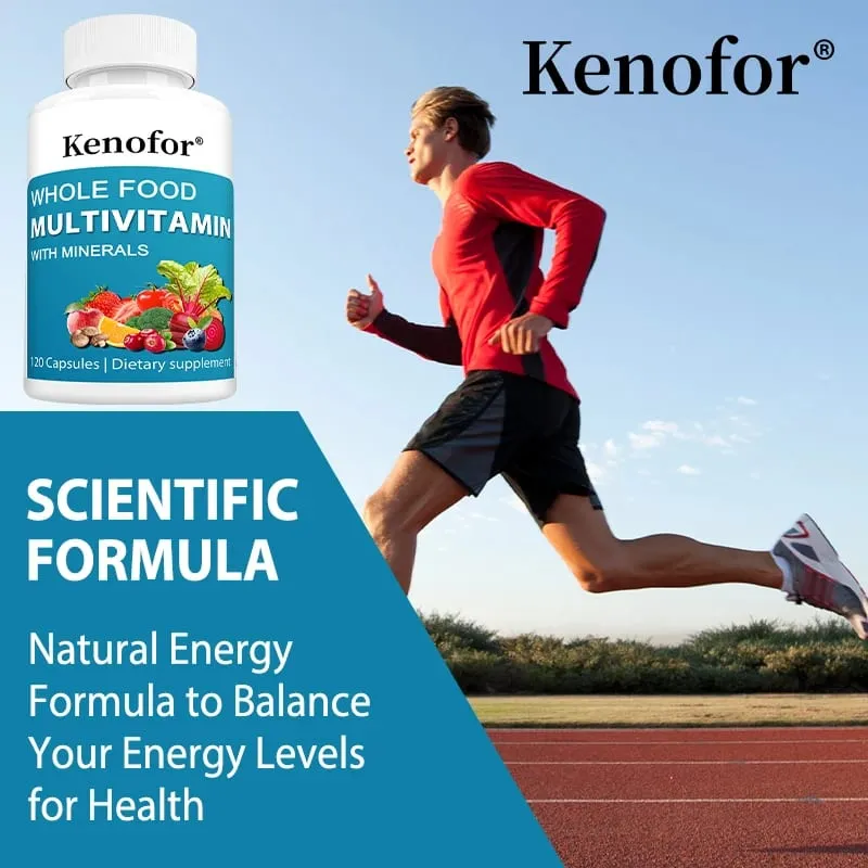 Multivitamin-Kapseln enthalten Biotin und Magnesium als Antioxidantien und helfen, die Immunfunktion, Energie und die Gesundheit des Immunsystems zu stärken — image 4