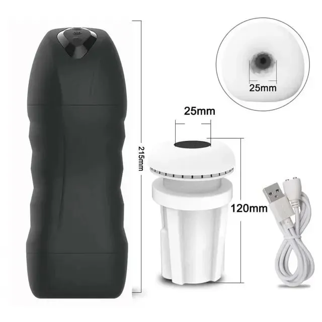 Masturbador masculino automático, potente máquina de succión de mamada con vibración, taza de masturbación de silicona, suministros para adultos, juguete sexual para hombres
