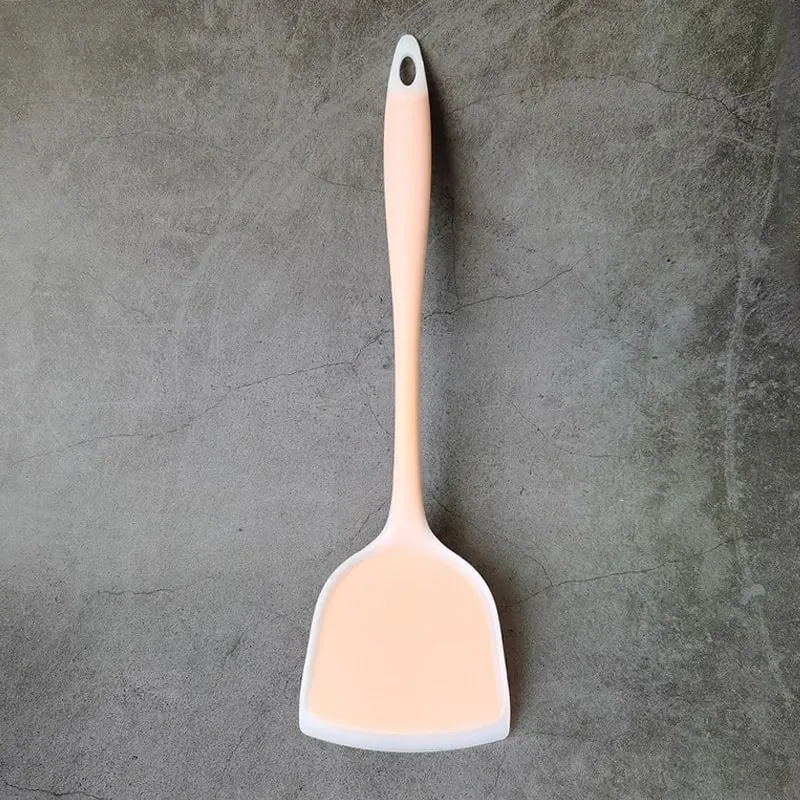 Silicone Kitchen Ware Non-stick Set Cooking Utensils Tools Egg Fish Frying Pan Scoop Fried Shovel Spatula Cooking Utensils — image 9