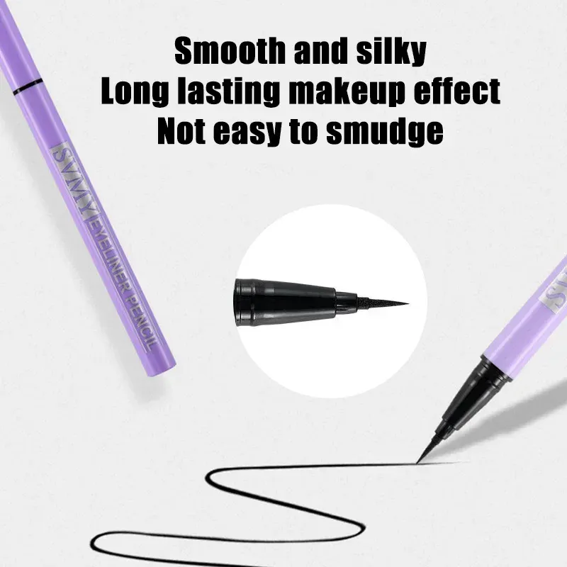 0.5mm Liquid Eyeliner Pen Quick Dry Long-lasting Waterproof Eyeliner No Blooming Brown Black Ultra-thin Liquid Eye Liner Pen — image 3