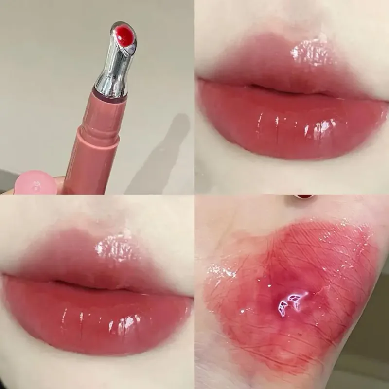 Lip Gloss Vitamin E Lip Serum Hydrating & Plumping Tinted Lip Gloss Moisturizing Lip Balm For Glossy Sheer Smooth Lips — image 7