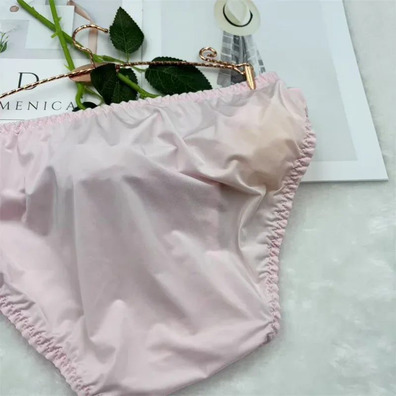 Ultra-Thin Silky Ice Silk Elastic Soft Close-Fitting Fabric Men's Daily Comfort Underwear Breathable Briefs men underwear sexy — image 6