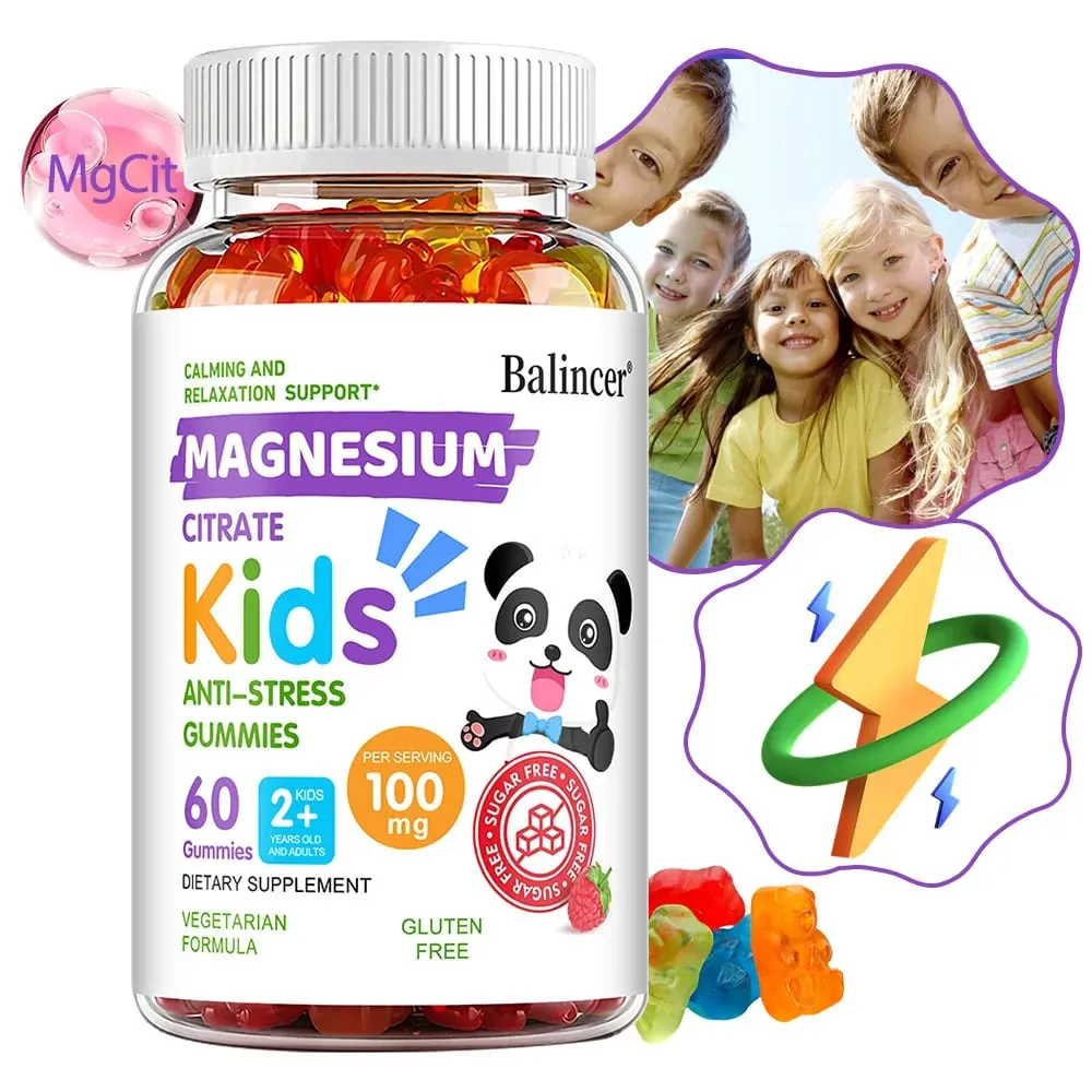 Magnesium Citrate Gummies - Calming Anti-stress Promote Healthy Sleep Improve Memory Concentration Nutritional Supplement — image 2