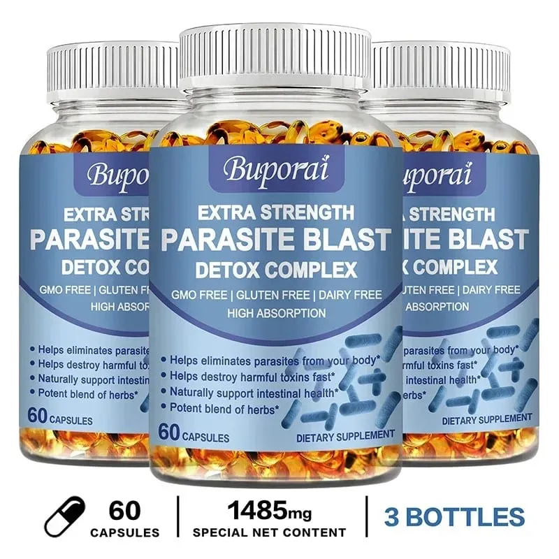 Parasite Blast Detox Complex - ส่งเสริมสุขภาพลำไส้ การเผาผลาญอาหาร สุขภาพทางเดินอาหารและปรับปรุงระบบภูมิคุ้มกัน