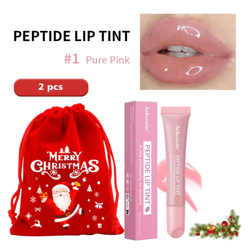 Mirror Glass Shine Lip Gloss Transparent Halo Dyeing Long Lasting Moisturizing Waterproof Cosmetics Christmas Makeup Gift — image 8