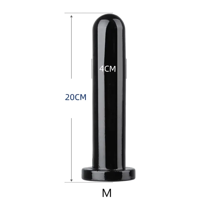 24.5cm Long Clear Jelly Smooth Surface Strapon Anal Dildos Straight ButtPlug TPE Dildo Anal Plug Intimate Sex Toys For Couples