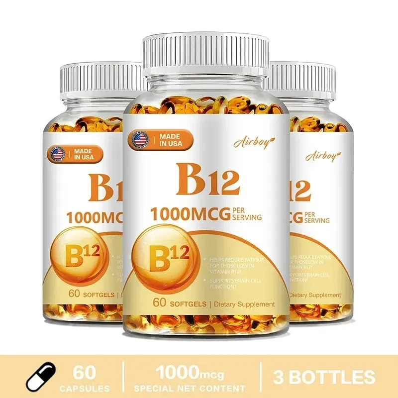 Vitamin B12 - for Mood Brain Nervous System Energy Metabolism Relieve Fatigue Heart Health — image 10