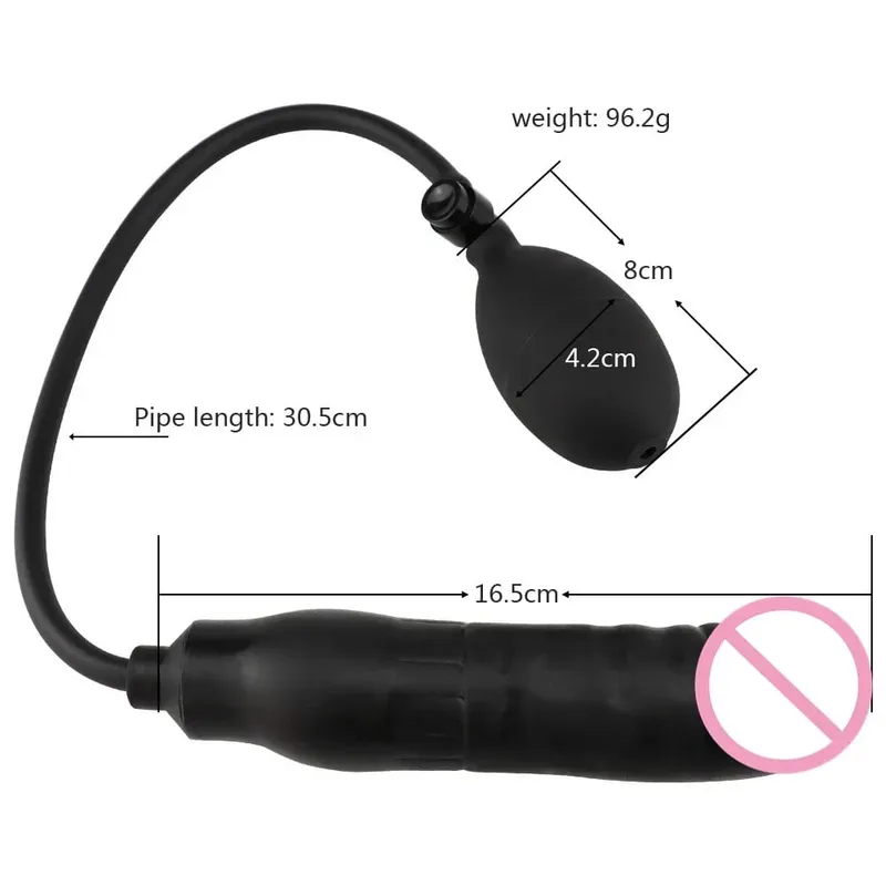 Adult Products Dildo for Anal Toy Expandable Butt Plug Silicone Massager Sex Toys for Women Men Inflatable Anal Plug Backyard