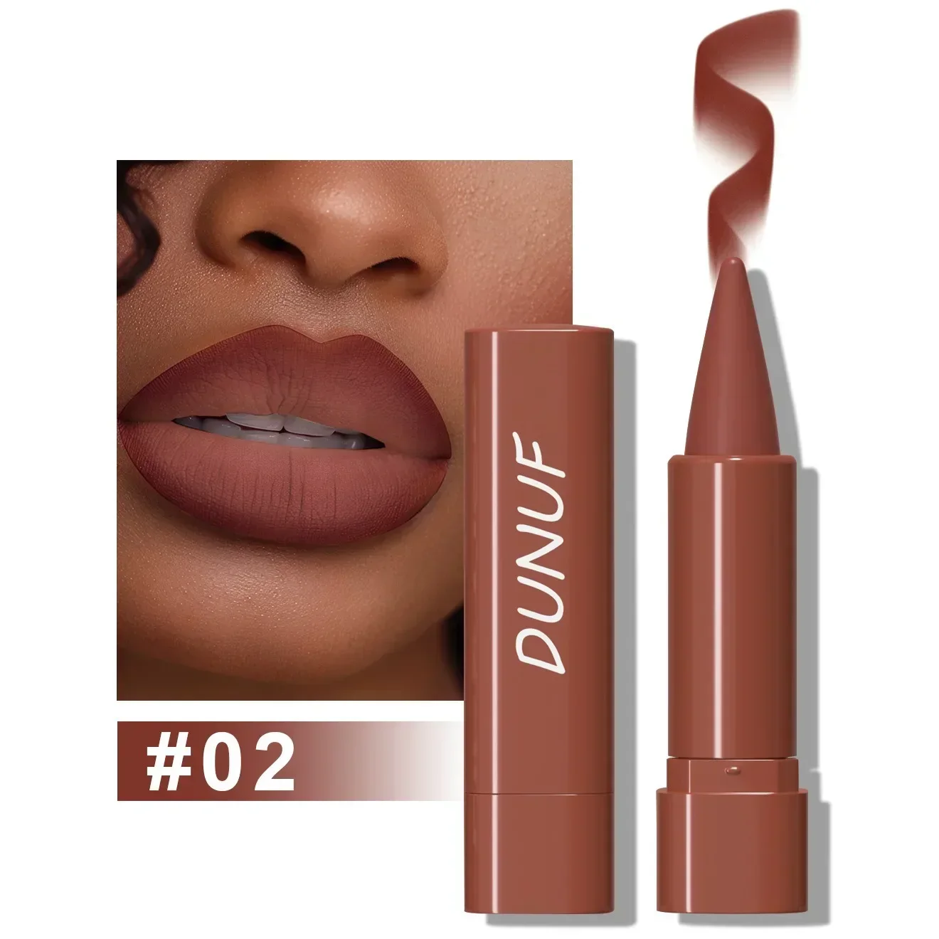 9 Colors Gradient Lip Liner Matte Black Brown Velvet Lipstick Waterproof Non Sticky Contouring Tint Lipliner Crayon Lip Makeup — image 9