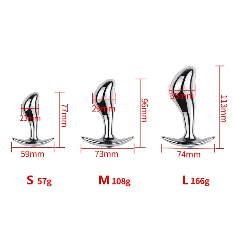 Mertal Anal Plug P Spot Stimulator Prostate Massager Butt Plug Wearable Sex Toys for Men and Women Dropshiping — image 8