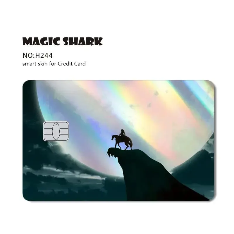 2026 New Cute Holographic Mouse Cat No Fade Laser Reflective Front Skin Cover Skin Sticker for Credit Card Debit Bank Card — image 14