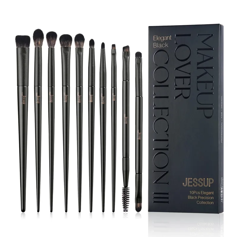 Jessup Makeup Brushes Set 10-14pcs Make Up Brush Contour Foundation Powder Eyeshadow Highlight Blending Concealer Liner T336