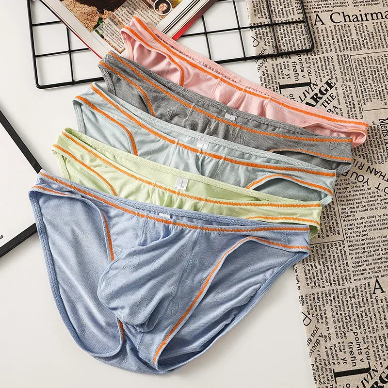 Men Sexy Briefs Underwear Modal Breathable Bikini Briefs Underpants Cuecas Calzoncillos Soft U Pouch Men's Lingerie Hombre Slip — image 7