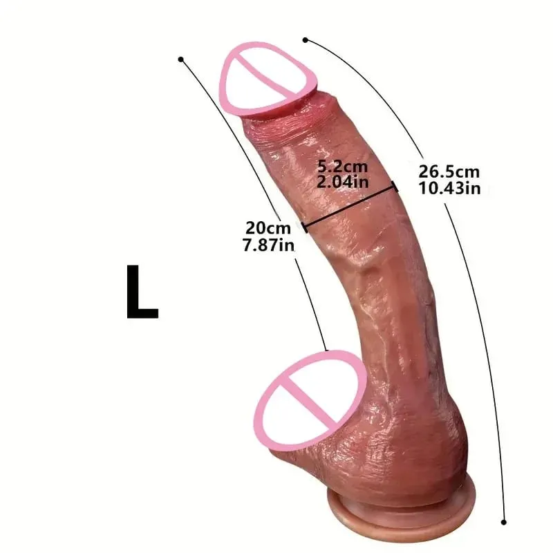 Oversized Realistic Dildo Huge Penis Penetration Anal Sex Toys For Women Masturbation Soft Dick Dildos Sexy Adult Sex Toy Gay — image 14