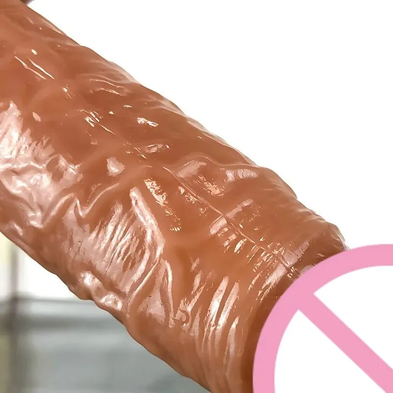Dildo Lembut yang realistik dengan Cawan Sedutan Kuat Melancap Mainan Seks Dildo G-spot Besar Sesuai untuk Wanita dan Pasangan Perangsang Dubur Faraj Dewasa Mainan Seks Dewasa untuk Wanita Dildo Erotik Palam Dubur Zakar Lelaki Lelaki Zakar Permainan Dewasa Permulaan Dil Dubur