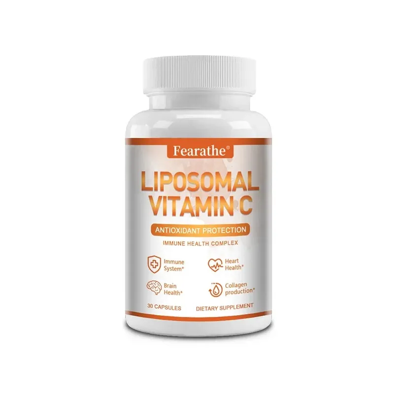 Vitamin C Liposomal tự nhiên - Hệ thống miễn dịch & Tăng cường Collagen Hấp thụ cao Vitamin cho da Ăn chay thuần chay không biến đổi gen
