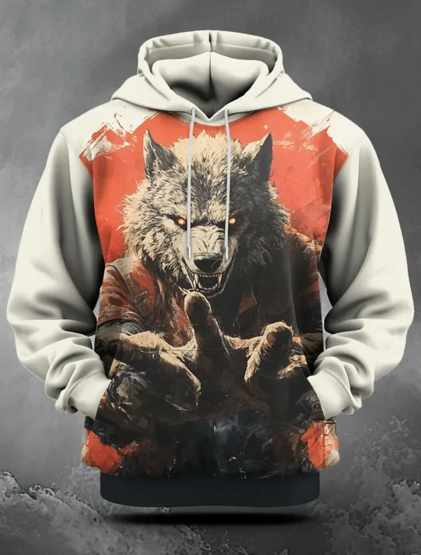 Halloween Men's Graphic Hoodie Pumpkin Prints Classic Casual 3D Pullover Holiday Fashion Hoodies Thin Style Long Sleeve Hooded — image 16
