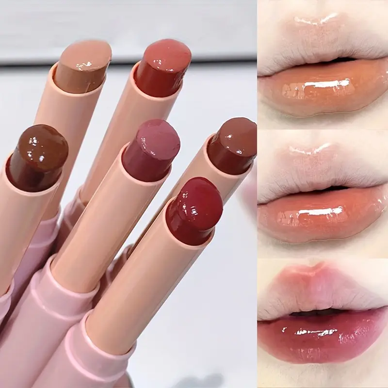 Hydrating Lipstick with Mirror Shine - Waterproof Long-Lasting Lip Tint in Rosy Hues for All Skin Types — image 2
