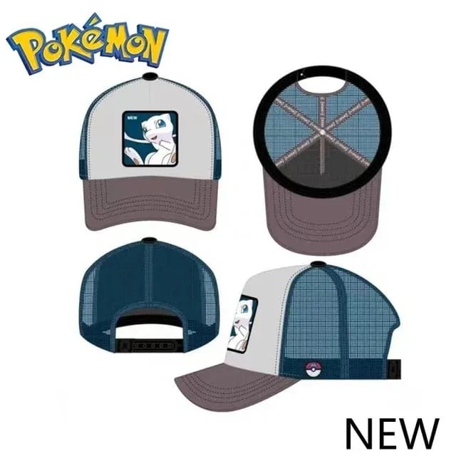 Pokemon Pikachu Baseball Cap Anime Cartoon Figure Cosplay Hat Adjustable Women Men Kids Sports Hip Hop Caps Toys Birthday Gift — image 23