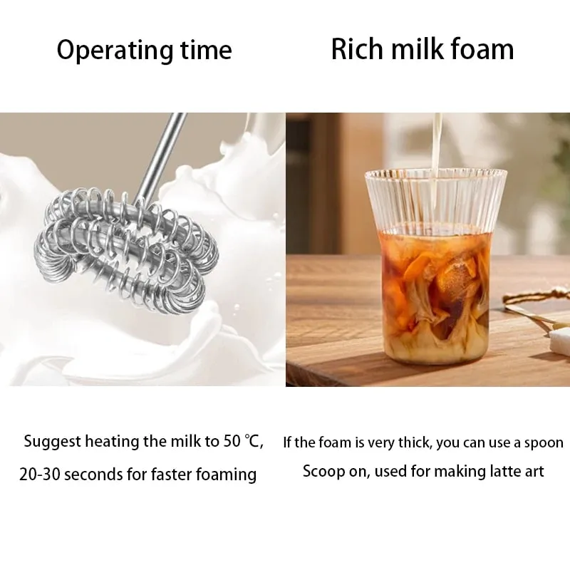 Rechargeable Electric Egg Beater With Stand Bracket 3 Speeds Adjustable Hand Whisk Drink Mixer Milk Frother for Coffee — image 4