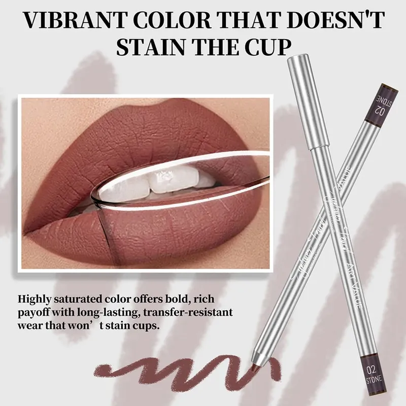 ART VALUE 6 Color Matte Eyeliner Pencil Makeup Sets Easy Coloring Sweat Proof Eyeshadow Pencil Lasting Shimmer Eyeliner Cosmetic — image 5