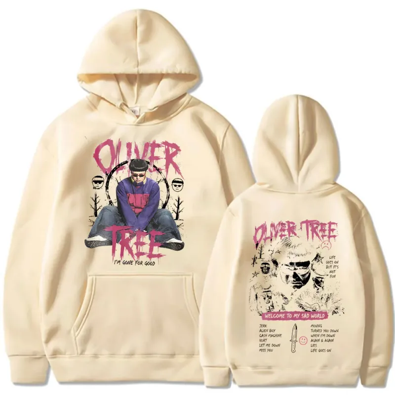 Oliver Tree Hoodies Life Goes On 1993-2026 แฟนของขวัญPulloversผู้ชายเสื้อผ้าแฟชั่นHip Hopขนาดใหญ่ลำลองHoodedเสื้อ — image 7