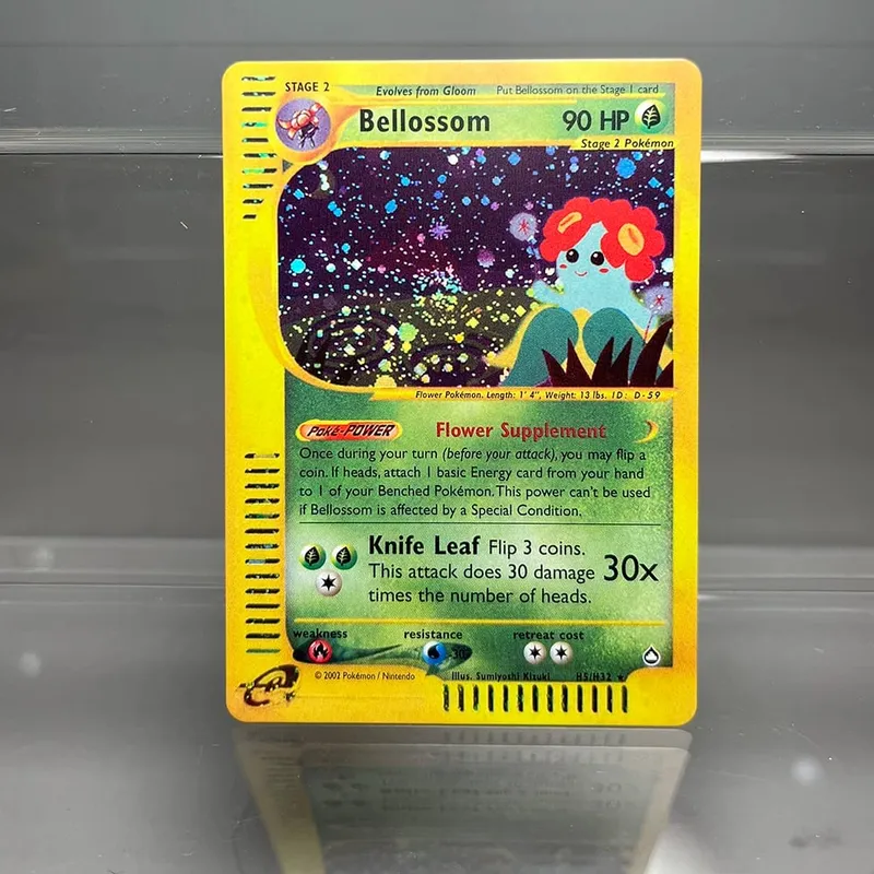 PKM Cards Tyranitar Gengar Nidoking Single Foil Cards Aquapolis Espeon Hypno Classic Game Collection Cards PTCG Proxy Cards — image 7