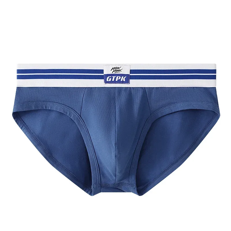 [Bloom the love] Jenama 3pcs Cotton Brief Men Underwear New Mens Briefs Cuecas Masculina Homme Man Boxershorts Saiz M-3XL E099-HR