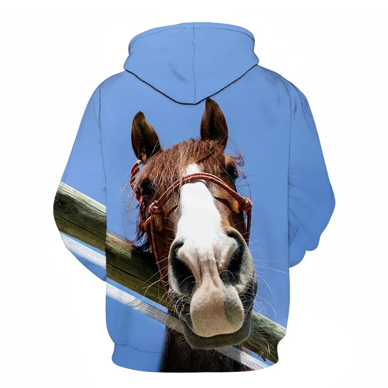 Horse Win Instant Success 3D Print Hoodies Interesting implication Animal Design Men Women Streetwear Pullover Casual Sweatshirt — image 26