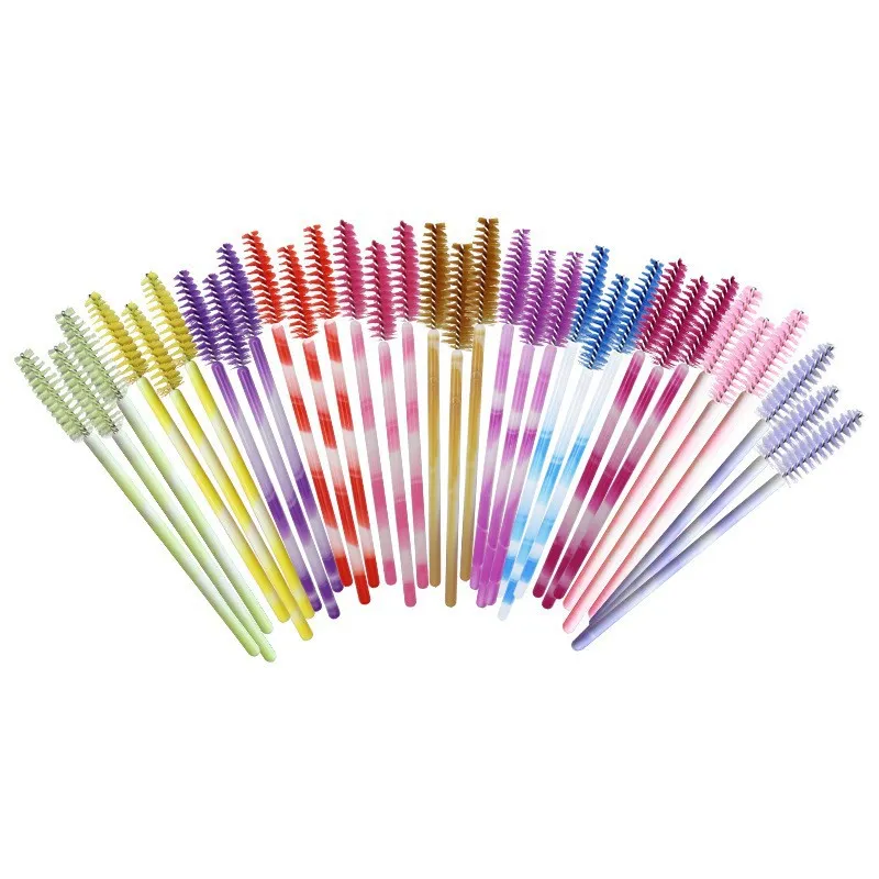 Disposable Eyelash Brushes Eyebrow Brush Mascara Wands Applicator Cosmetic Eyelashes Extension Tools Eyelash Spoolies for Makeup — image 4
