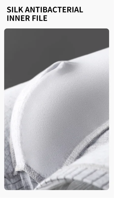MiiOW 3Pcs Cotton Men's Boxer Underwear AAA Antibacterial Man Boxershorts Seamless Striped Men Underpants Boxer Male Boxer Short — image 12