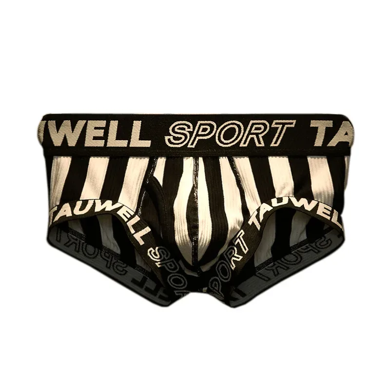 Men's underwear men's flat shorts cotton breathable mesh personality trend stripes youth sports boxer shorts