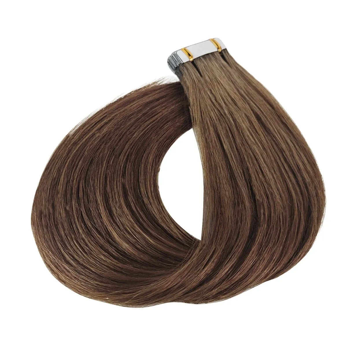 Straight Tape In Hair Extensions Skin Weft Tape In Hair Extensions 20Pcs 50G/Pack Adhesive Invisible 100% Real Human Hair Women