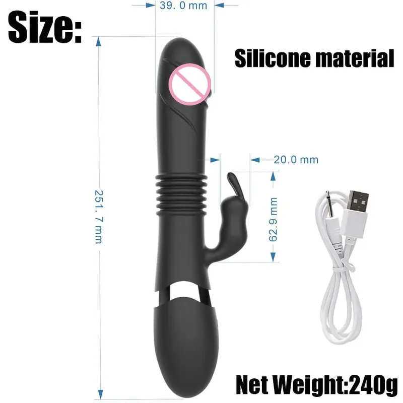 Large Dildo G Spot Vibrator Rabbit Clitoral Clit Stimulation Realistic Penis Sex Shop Sex Toy Adult Product Vibrador for Women — image 17