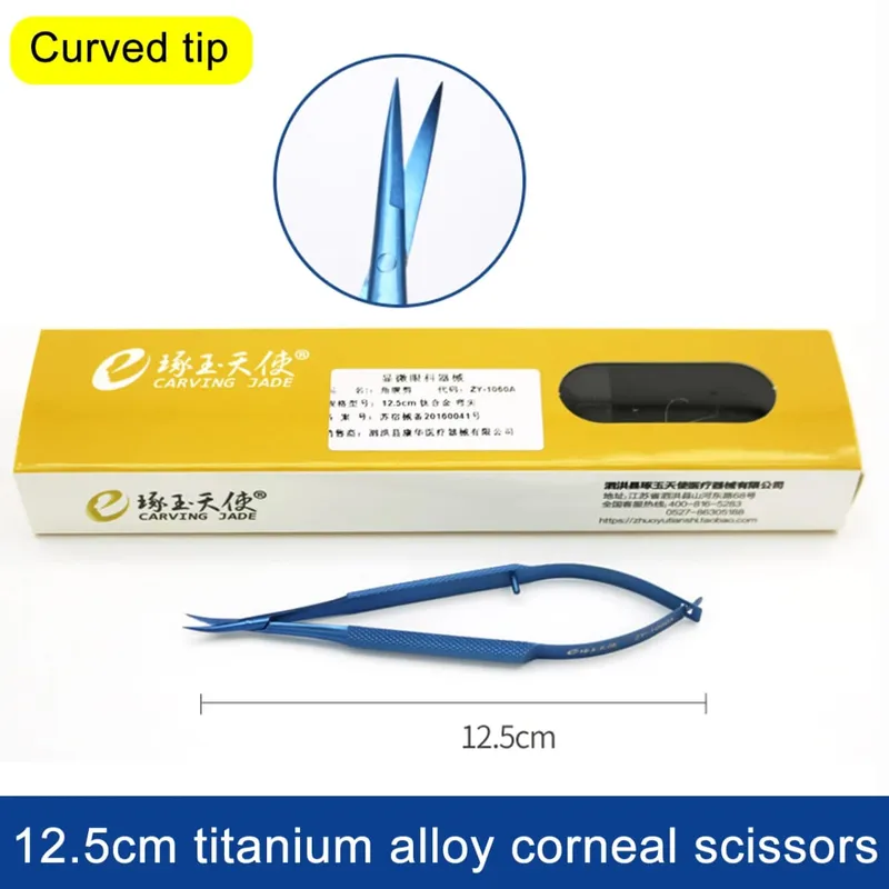 Ophthalmic surgery corneal scissors cosmetic surgical tools surgical medical micro scissors