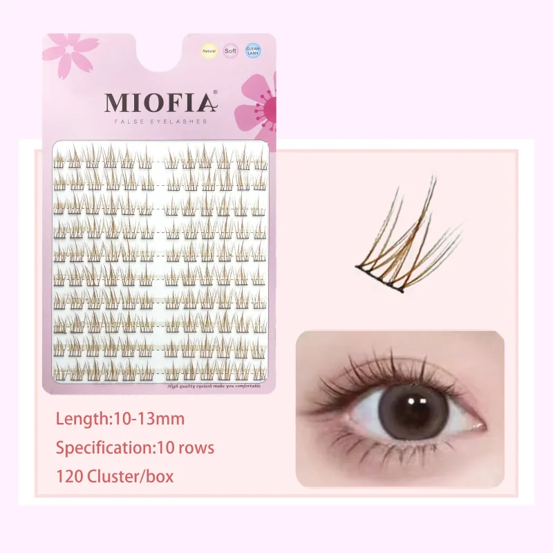 Cluster Lashes Natural Eyelash Extension Fluffy Fox Eye Lashes Mixed Tary Large Capacity Anime Lashes DIY Eyelash Cluster — image 16