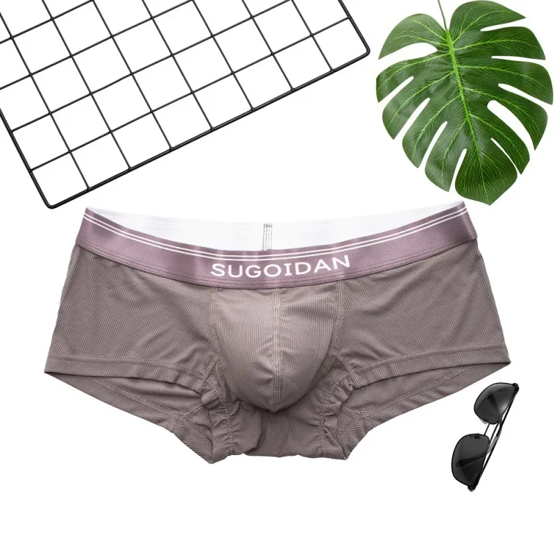 Threaded Modal Men's Pants Sexy Comfortable Pants Low Waist Sports Pants — image 7