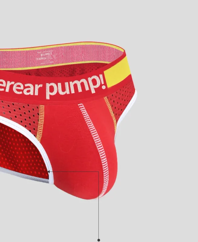 남자의 낮은 허리 슬리밍 메쉬 팬티 U 볼록한 주머니 탄성 허리띠 통기성 다채로운 Jockstrap 속옷
