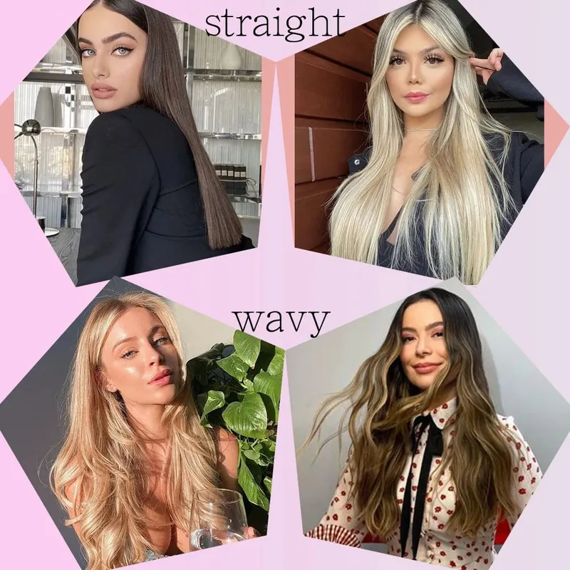 Synthetic No Clip Wave Hair Extensions Hidden Secret False Hairpiece One Piece Fish Line Fake Hair Piece — image 7
